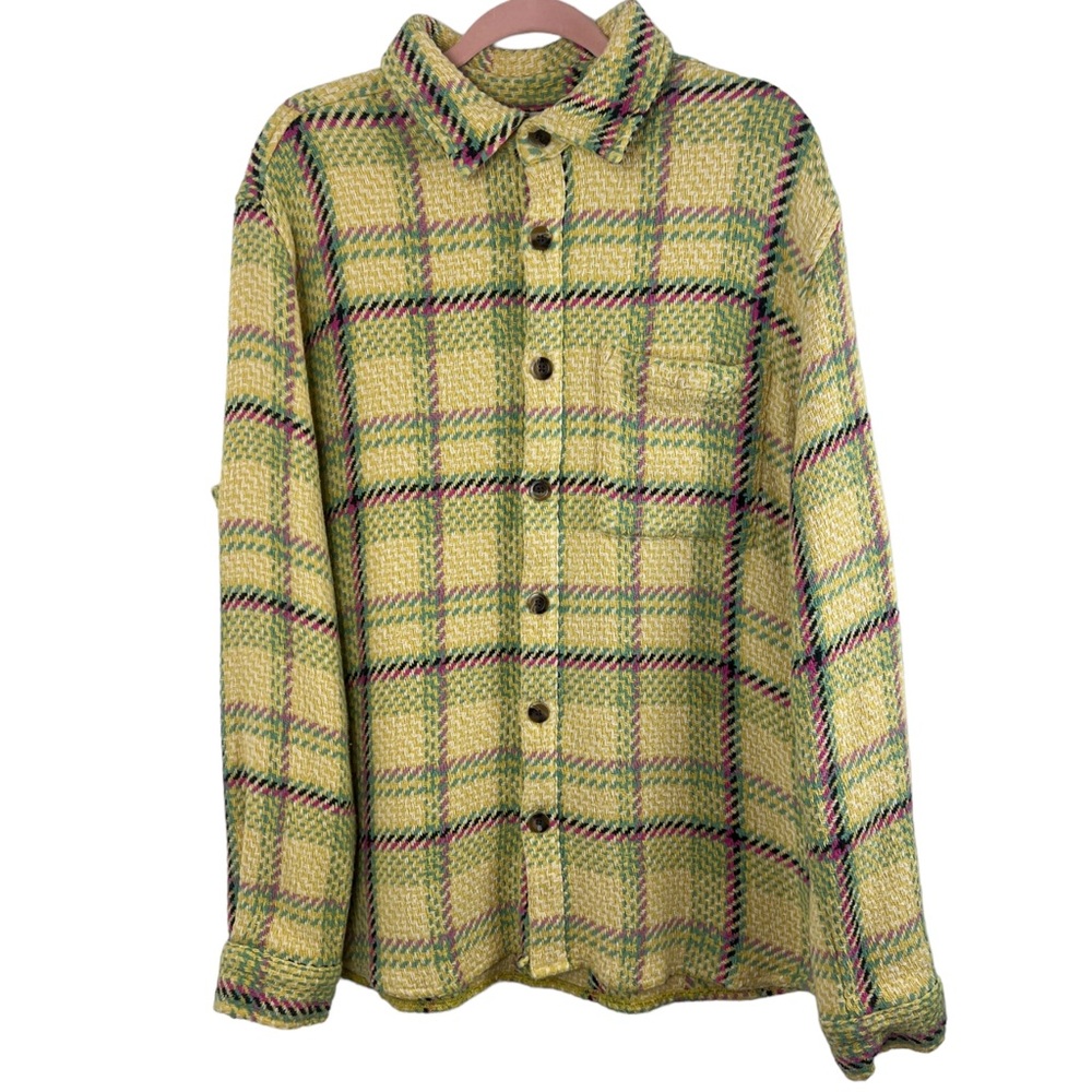 Urban Outfitters Exploded Plaid Twill Coat Women’s medium